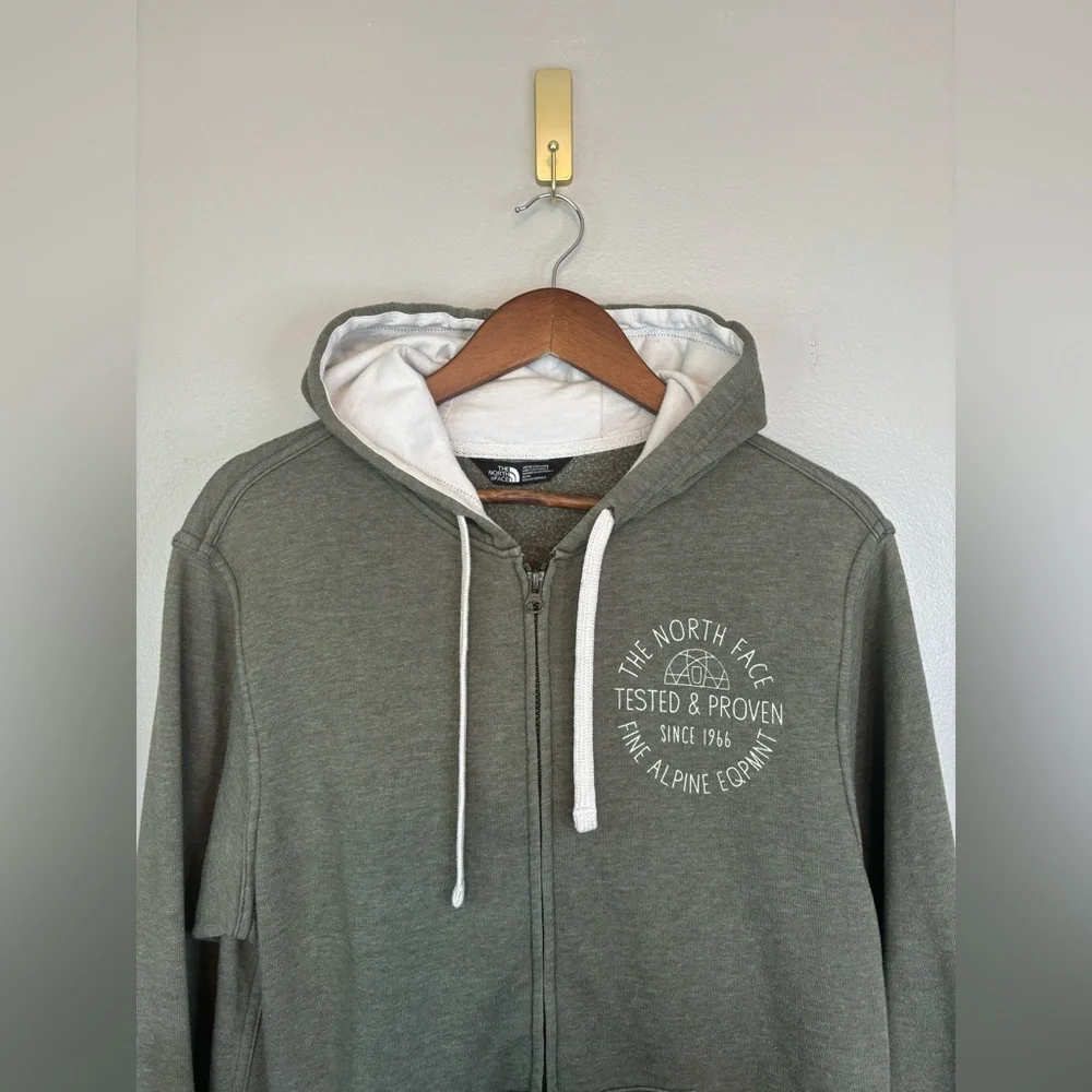 THE NORTH FACE Fine Alpine Equipment Full Zip Green Hoodie Jacket Men‎ Medium